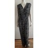 Ladies romper / Jumpsuit GRAY / BLACK PATTERNS