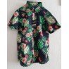 Men's Shirt colored floral with leaves