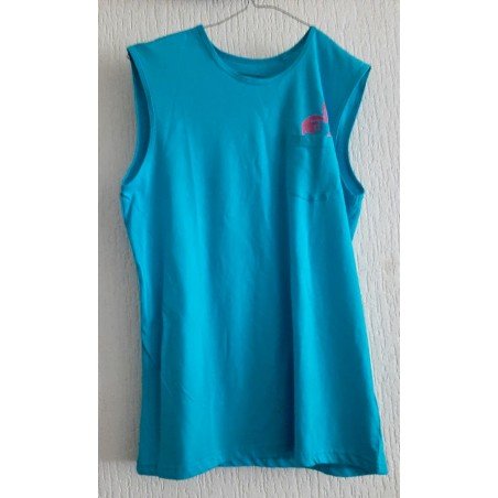 Heren T-shirt/ Tanktop blauw