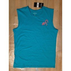 Heren T-shirt/ Tanktop blauw