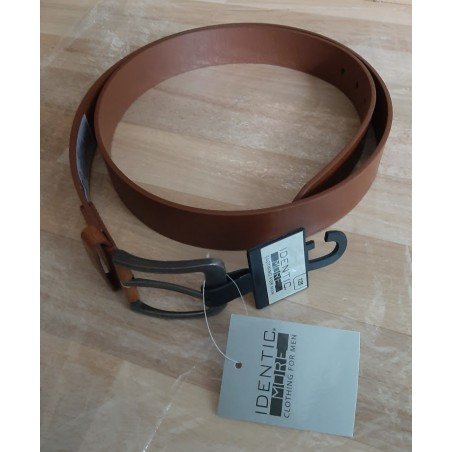 Men's belt dark brown