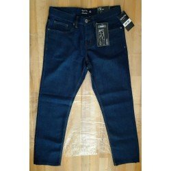 Denim Heren jeans donkerblauw - Straight/ Rechte pijpen