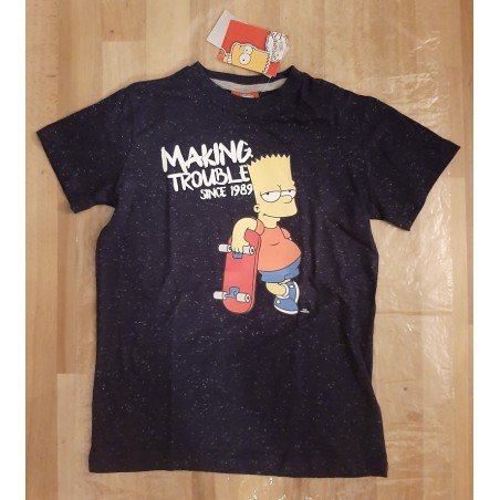 Jongens T-shirt The Simpsons - Making Trouble Since 1989