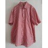 Men's shirt checked