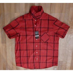 Men's shirt red / black checked