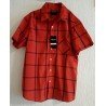 Men's shirt red / black checked