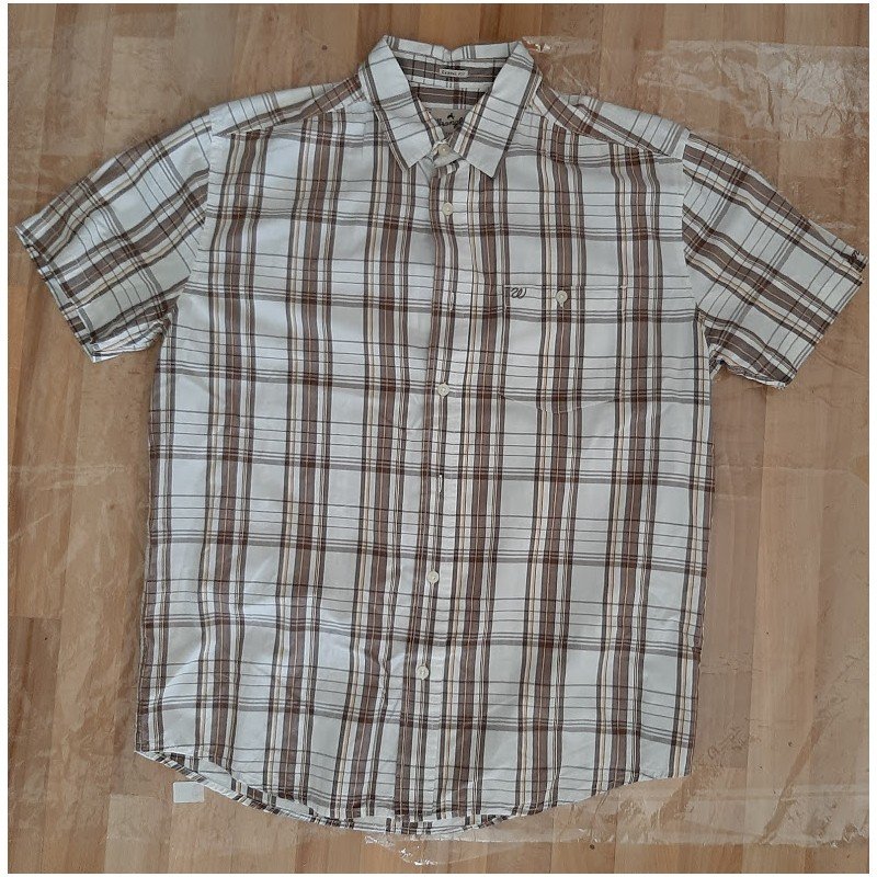 Men's shirt checked