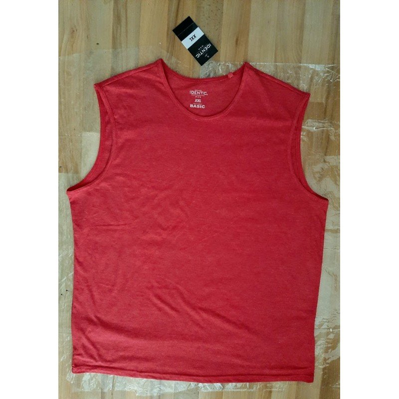 Heren T-shirt/ Tanktop rood