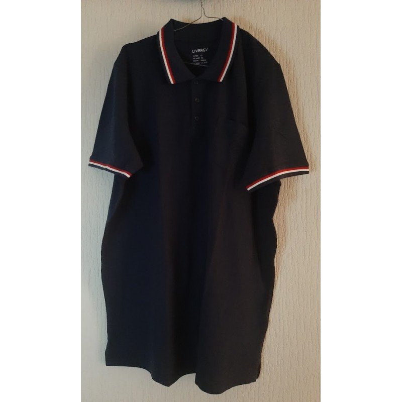 Poloshirt/Heren t-shirt donkerblauw