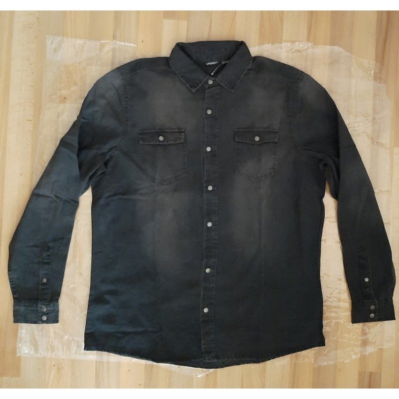 Jacket Men's shirt jeans black