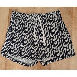 Ladies pants - Ladies shorts black/white