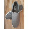 Men's shoe canvas gray slip-on