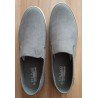 Men's shoe canvas gray slip-on