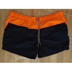 Heren Short oranje/ donkerblauw