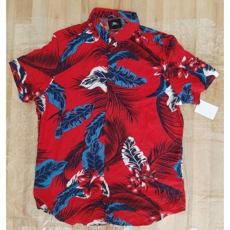 Men's shirt with large leaves