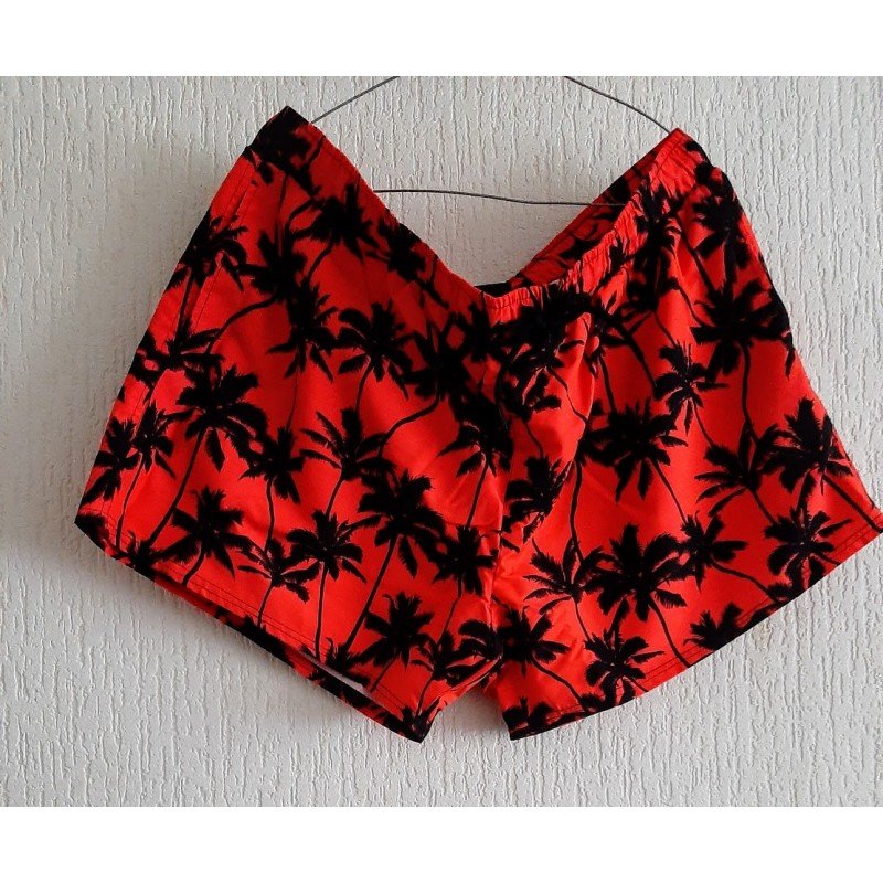 Men's Short with palm tree print