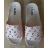 Ladies slipper Ruan pink with stones