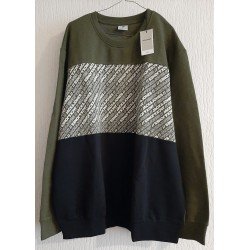 Men's T-shirt / Sweater Jack & Jones long sleeve dark green / black