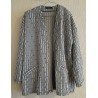 Vest/Blazer zwart/wit gestreept