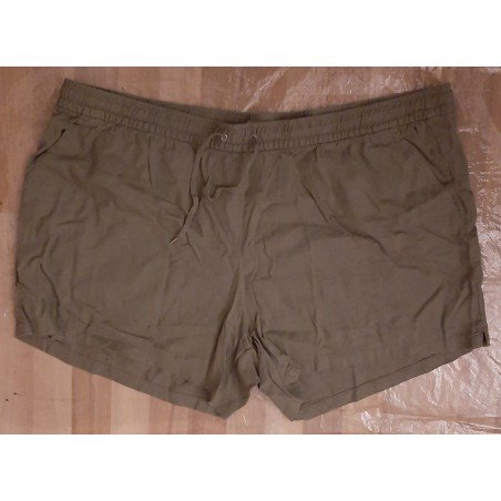 Ladies pants - Ladies short linen green