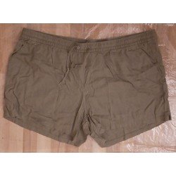 Ladies pants - Ladies short linen green