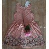 Children's dress with flowers at the bottom