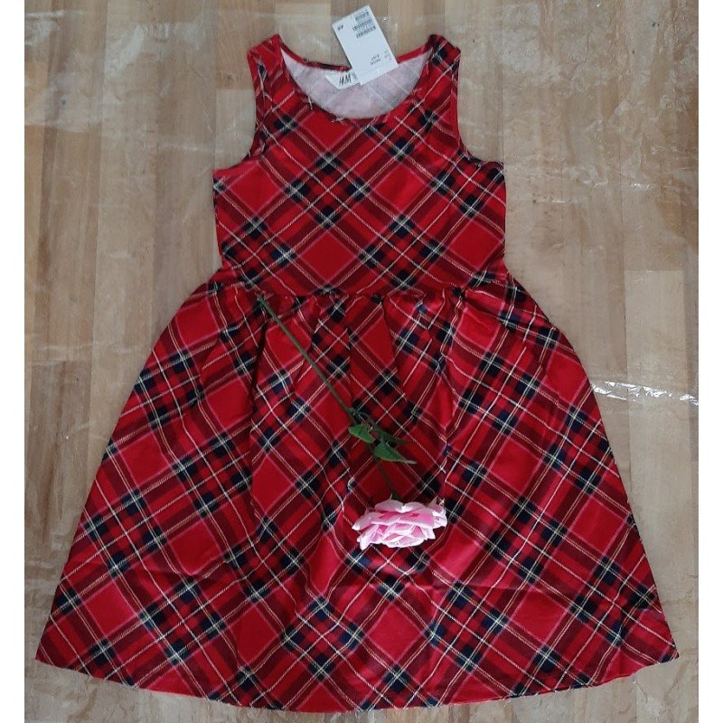 Children's dress checkered