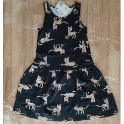 Children's dress tiger prints