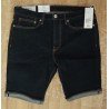 Men Short Denim Slim Fit dark blue