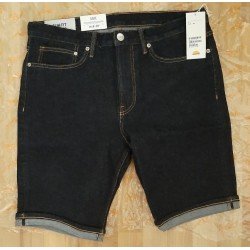 Heren Short Denim Slim Fit donkerblauw