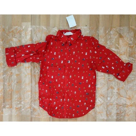 Boys shirt christmas prints