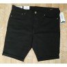 Heren Short Denim Slim Fit zwart