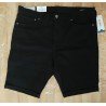 Heren Short Denim Slim Fit zwart