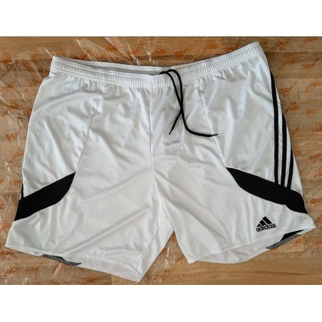 Heren Short Adidas wit met strepen