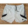 Heren Short Adidas wit met strepen