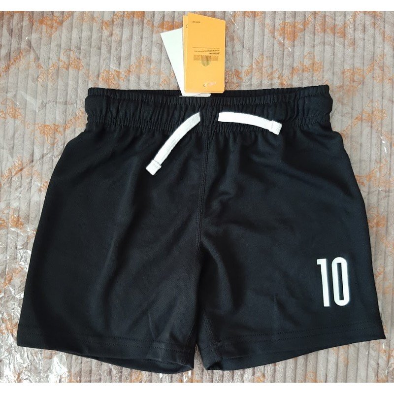 Jongensshort / voetbalshort met cijfer 10