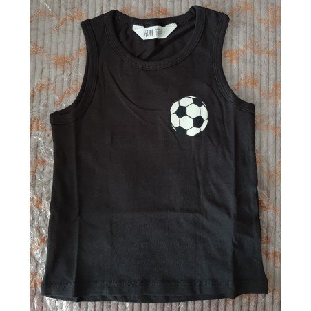 Jongens T-shirt / Tanktop met voetbalpatroon