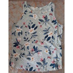 Blouse / Tanktop gray with...
