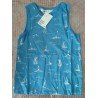 Boys Set: Boys Tank Top and Shorts Blue Sailboats