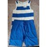 Boys set: Boys tank top striped and shorts dark blue