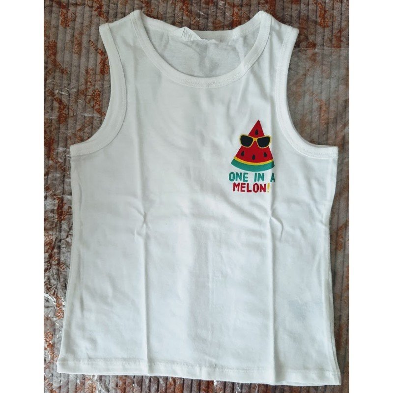 Jongens T-shirt / Tanktop One in a Melon