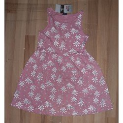 Kinderjurk met witte bloemen