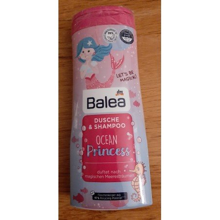 Balea Kids Shower Gel and Shampoo Ocean Princess for Girls