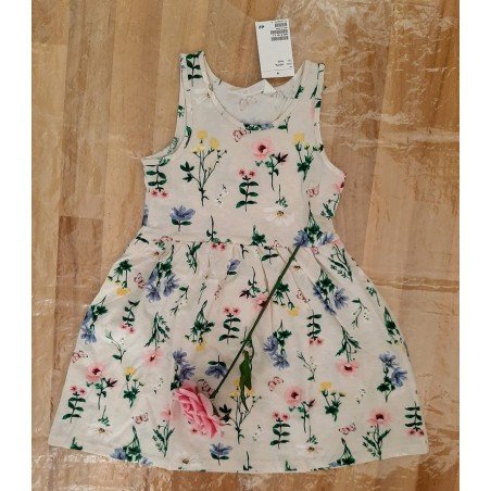 Children's dress different flowers