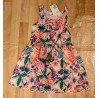 Children's dress with plants