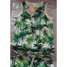 Boys set: T-shirt and shorts jungle prints palm trees and animals