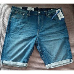 Heren short Soft Denim Slim Fit short/ kniebroek