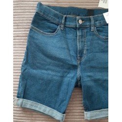 Boy shorts blue jeans