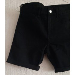 Jongensshort zwarte jeans