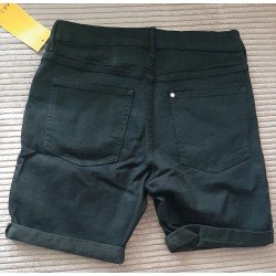 Jongensshort zwarte jeans